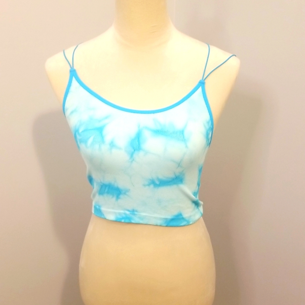 Stretchy tie dye Beach top size large